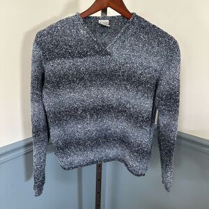Columbia Vertex V-Neck Two Tone Blue Sweater Medium